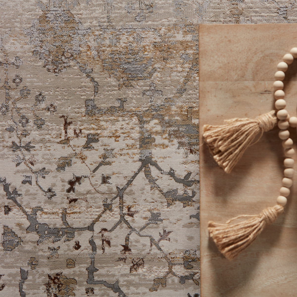 Sinclaire Tajsa SNL02 Gray/Gold Rug - Chapin Furniture
