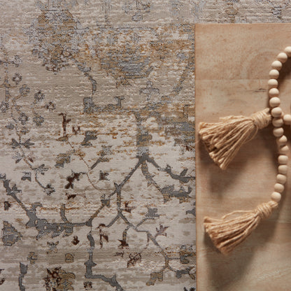 Sinclaire Tajsa SNL02 Gray/Gold Rug - Chapin Furniture