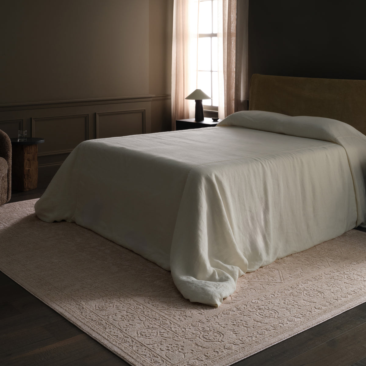 Serenita Beyza SRE01 Ivory/White Rug - Chapin Furniture