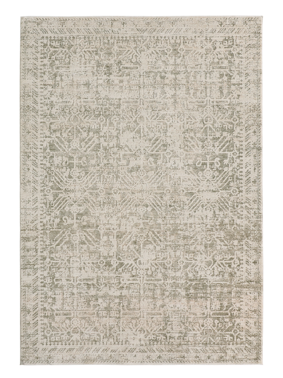 Serenita Lumina SRE07 Ivory/Green Rug - Chapin Furniture