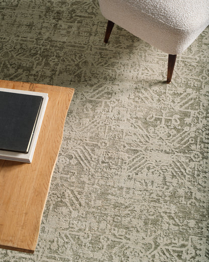 Serenita Lumina SRE07 Ivory/Green Rug - Chapin Furniture