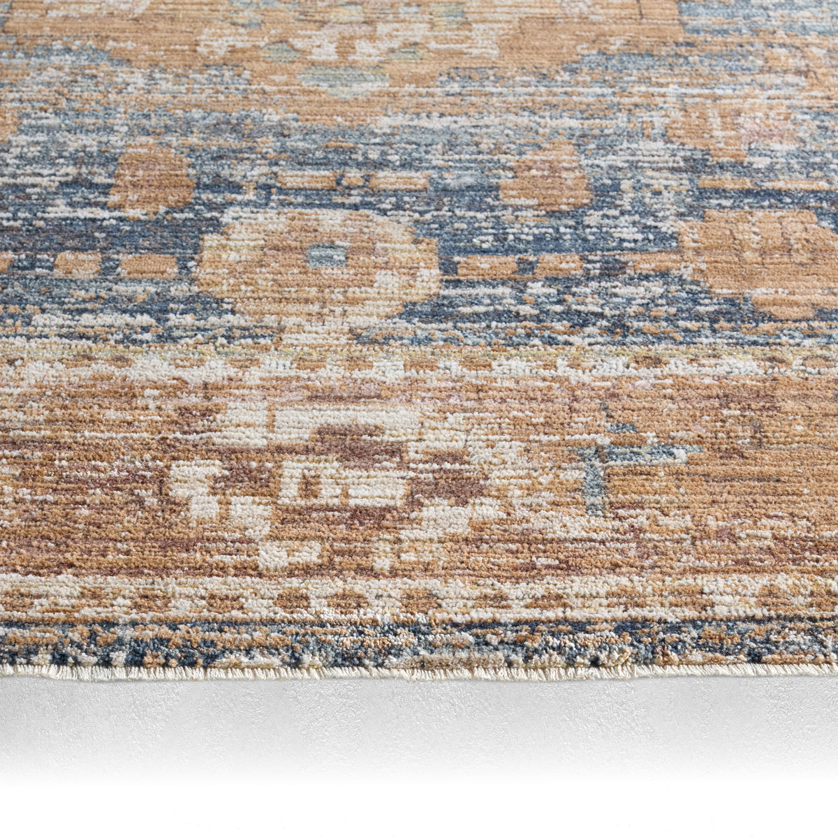 Stone Meadow Jia STN01 Tan/Blue Rug - Chapin Furniture