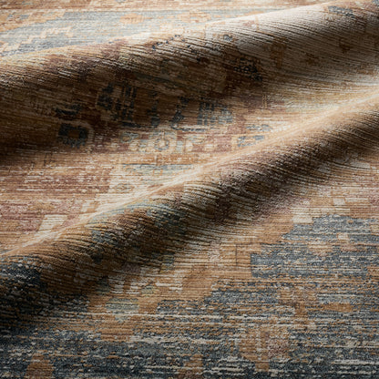 Stone Meadow Jia STN01 Tan/Blue Rug - Chapin Furniture