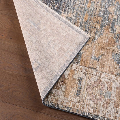 Stone Meadow Jia STN01 Tan/Blue Rug - Chapin Furniture