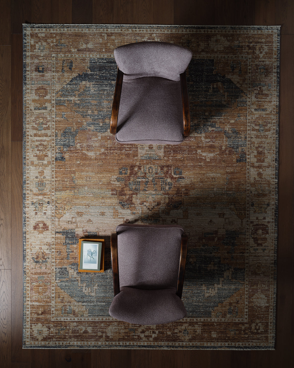 Stone Meadow Jia STN01 Tan/Blue Rug - Chapin Furniture