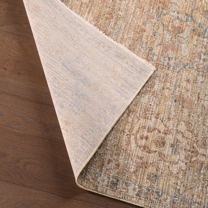 Stone Meadow Valdora STN04 Tan/Blue Rug - Chapin Furniture