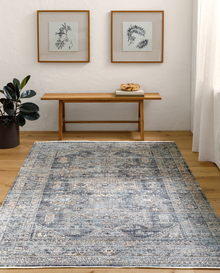 Becki Owens Margaret Rug- Black/Blue 2301 - Chapin Furniture