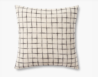 Magnolia Home Mary Pmh0040 Ivory/Black Pillow - Chapin Furniture