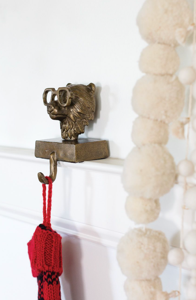 E + E Beatrice the Bear Stocking Holder - Chapin Furniture