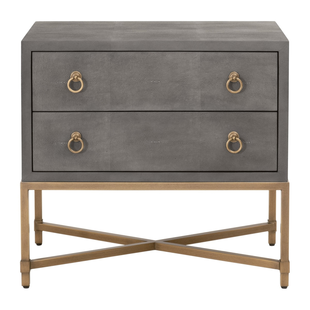 Strand Shagreen Two Drawer Nightstand - Chapin Furniture