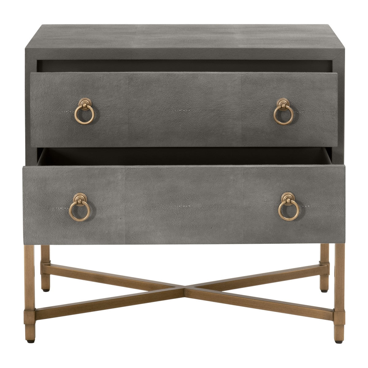 Strand Shagreen Two Drawer Nightstand - Chapin Furniture