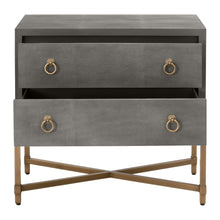 Strand Shagreen Two Drawer Nightstand - Chapin Furniture