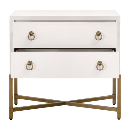 Strand Shagreen Two Drawer Nightstand - Chapin Furniture