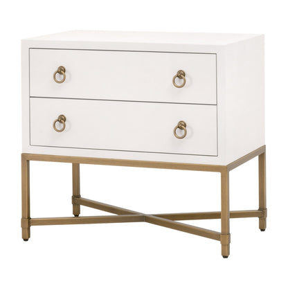 Strand Shagreen Two Drawer Nightstand - Chapin Furniture