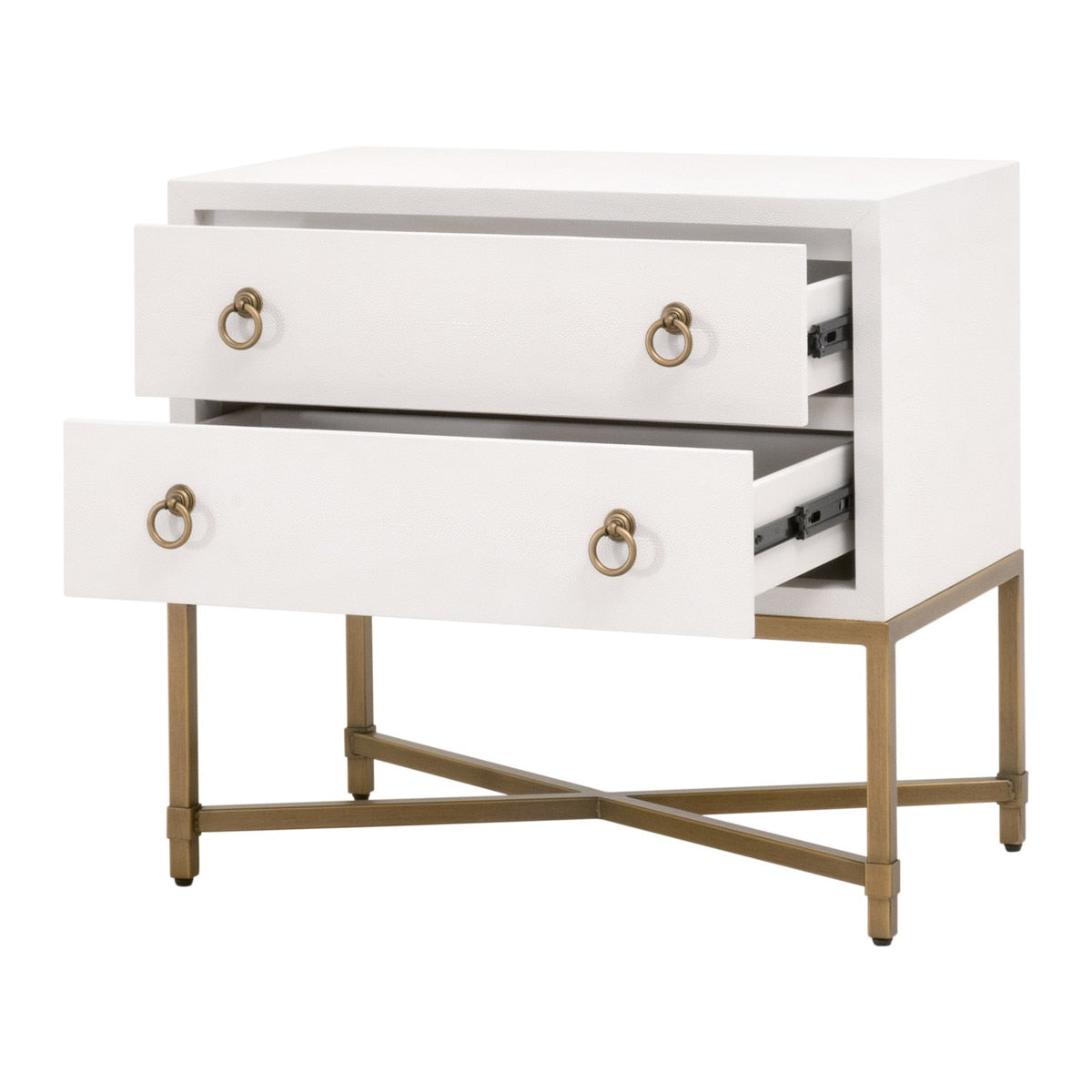 Strand Shagreen Two Drawer Nightstand - Chapin Furniture