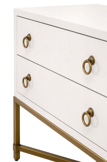 Strand Shagreen Two Drawer Nightstand - Chapin Furniture