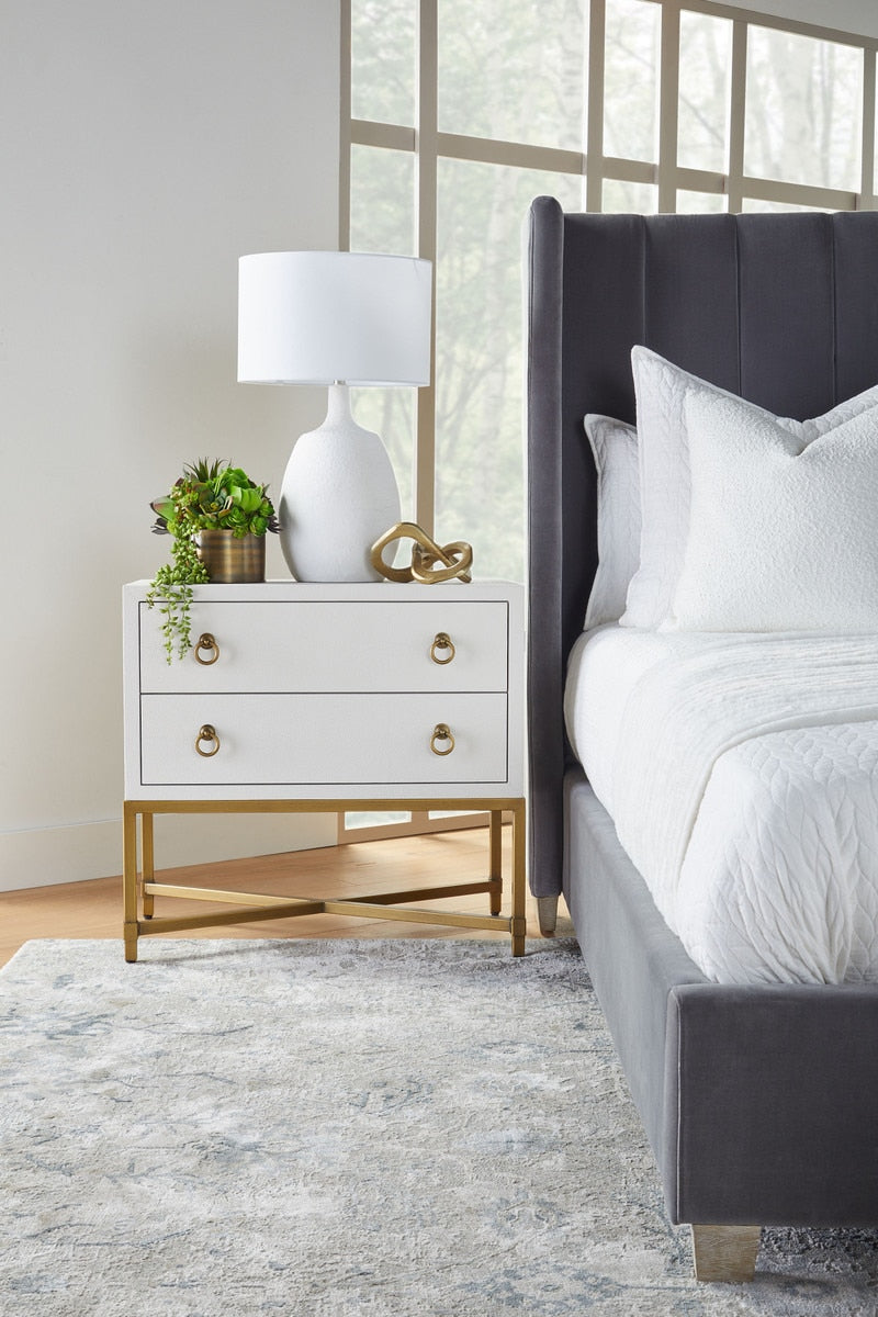 Strand Shagreen Two Drawer Nightstand - Chapin Furniture