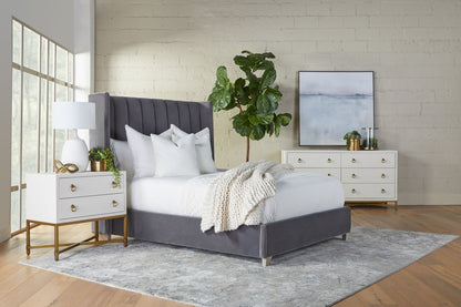 Strand Shagreen Two Drawer Nightstand - Chapin Furniture