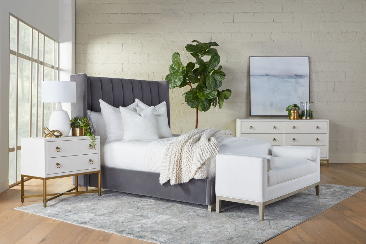 Strand Shagreen Two Drawer Nightstand - Chapin Furniture