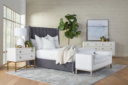 Strand Shagreen Two Drawer Nightstand - Chapin Furniture