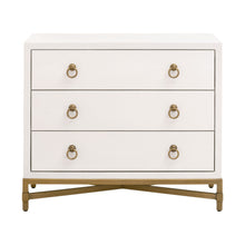Strand Shagreen Three Drawer Nightstand - Chapin Furniture