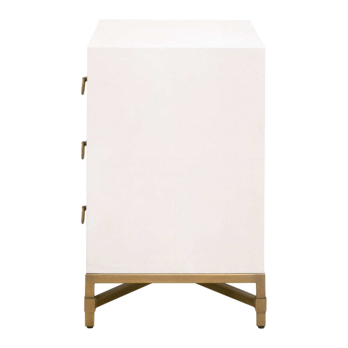 Strand Shagreen Three Drawer Nightstand - Chapin Furniture