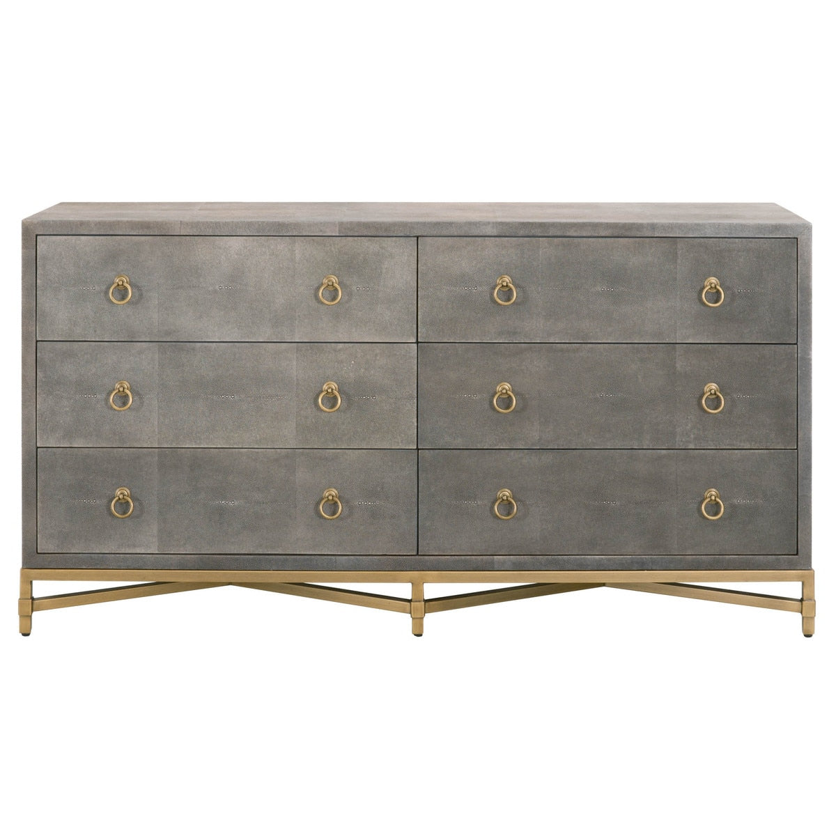 Strand Shagreen 6-Drawer Double Dresser - Chapin Furniture