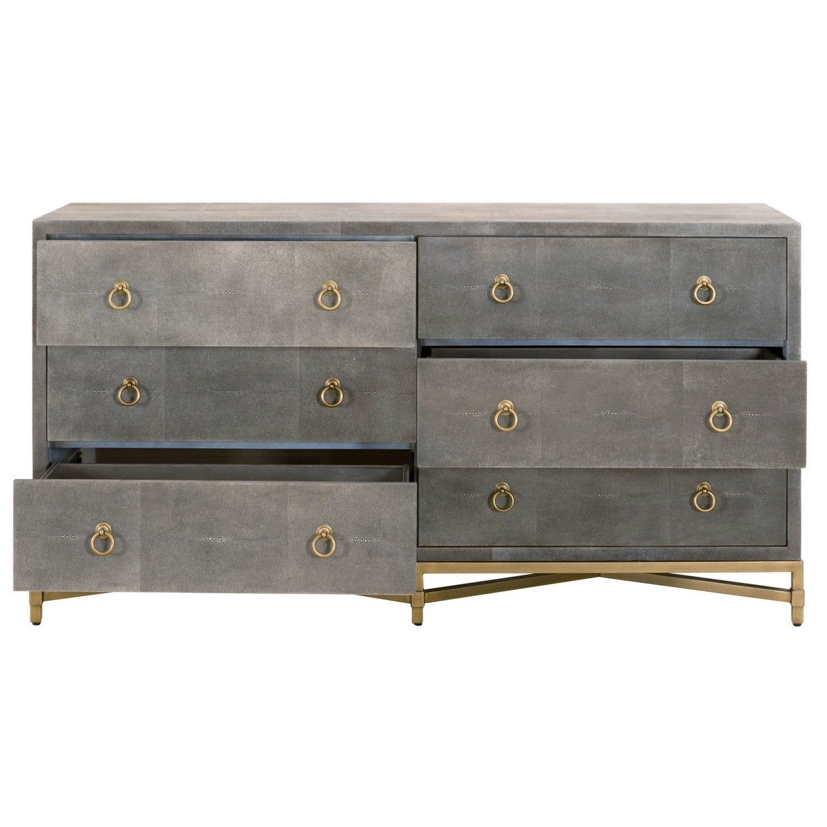 Strand Shagreen 6-Drawer Double Dresser - Chapin Furniture