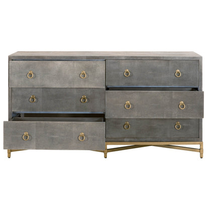 Strand Shagreen 6-Drawer Double Dresser - Chapin Furniture