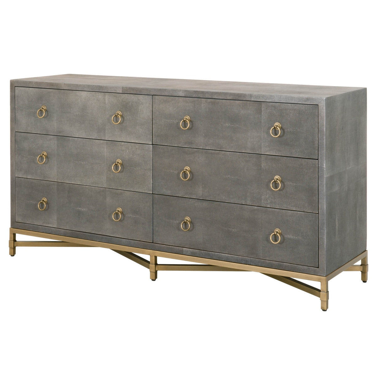 Strand Shagreen 6-Drawer Double Dresser - Chapin Furniture