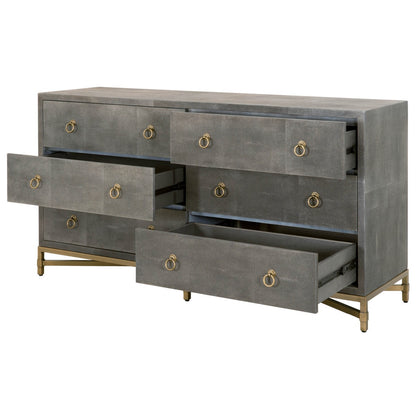Strand Shagreen 6-Drawer Double Dresser - Chapin Furniture