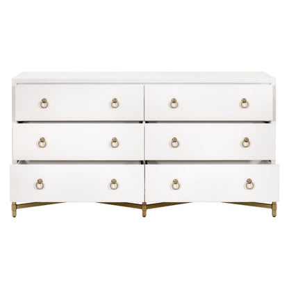 Strand Shagreen 6-Drawer Double Dresser - Chapin Furniture