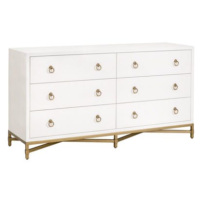 Strand Shagreen 6-Drawer Double Dresser - Chapin Furniture