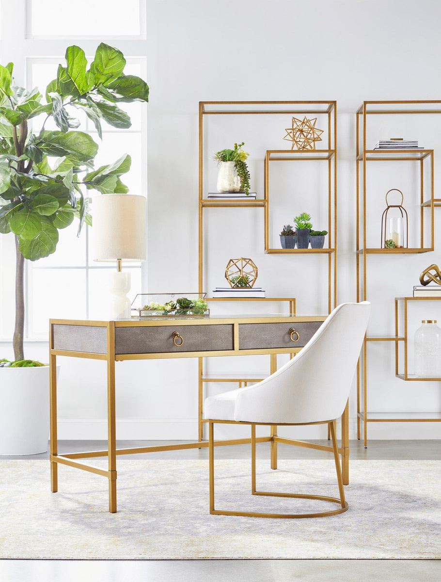 Stand Shagreen Desk - Chapin Furniture