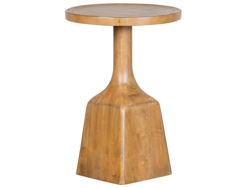 Lindon Round Pedestal Accent End Table - Chapin Furniture