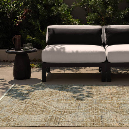 Tejal Positano TEJ01 Green/Tan Rug - Chapin Furniture