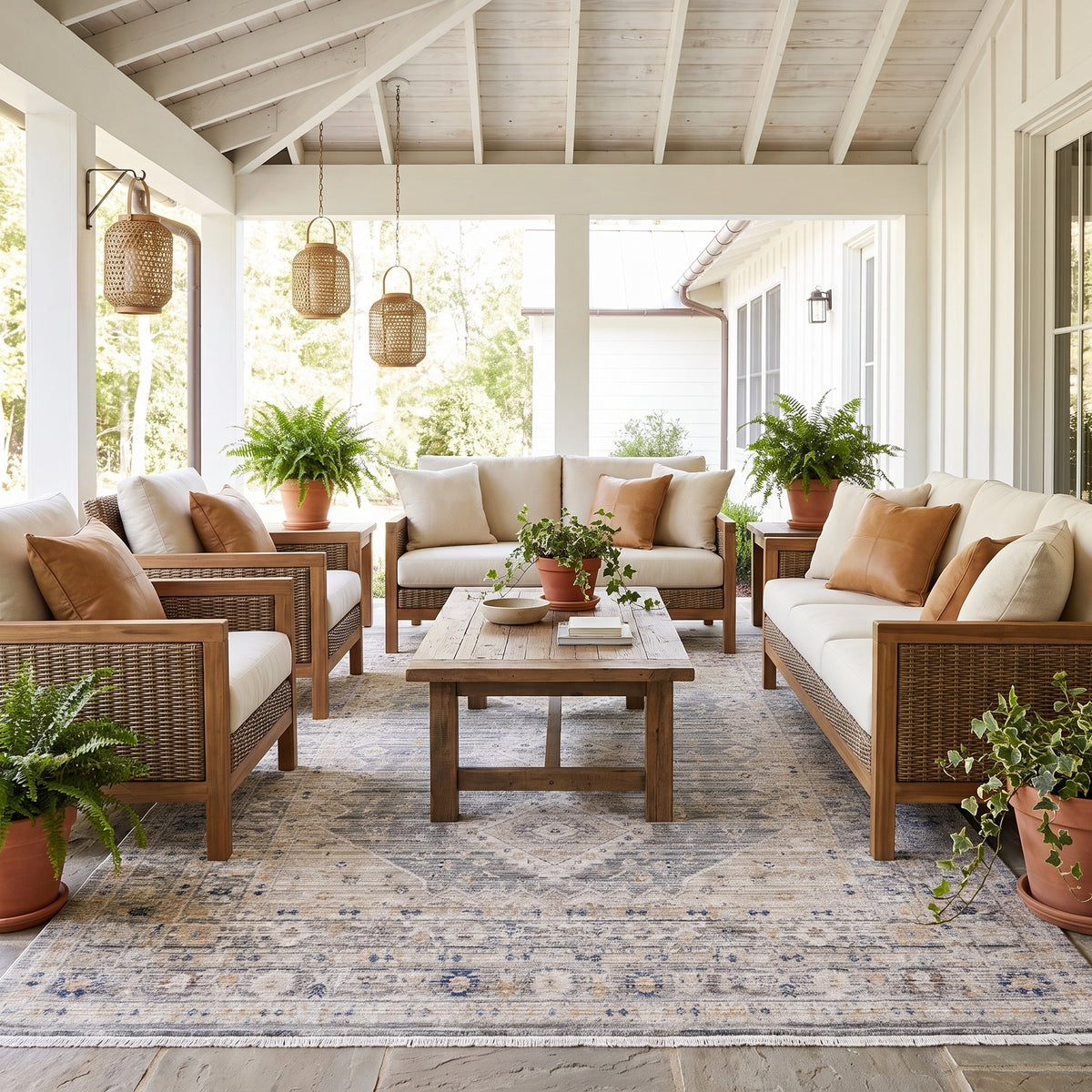 Tejal Lave TEJ02 Tan/Gray Rug - Chapin Furniture