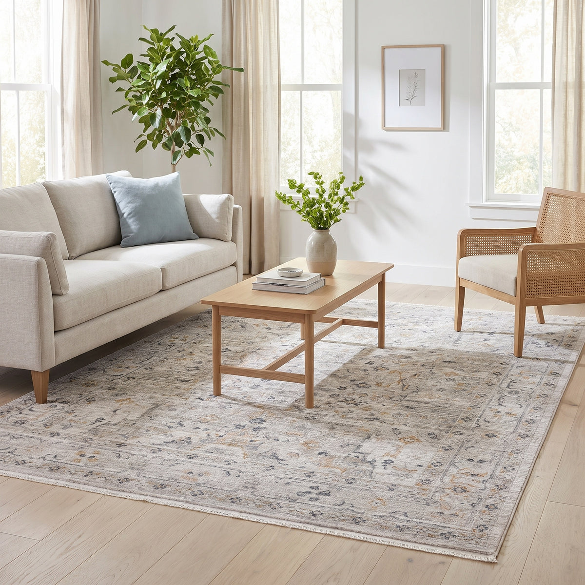Tejal Hecate TEJ05 Ivory/Tan Rug - Chapin Furniture