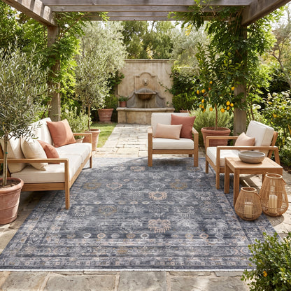 Tejal Gethin TEJ06 Gray/Tan Rug - Chapin Furniture