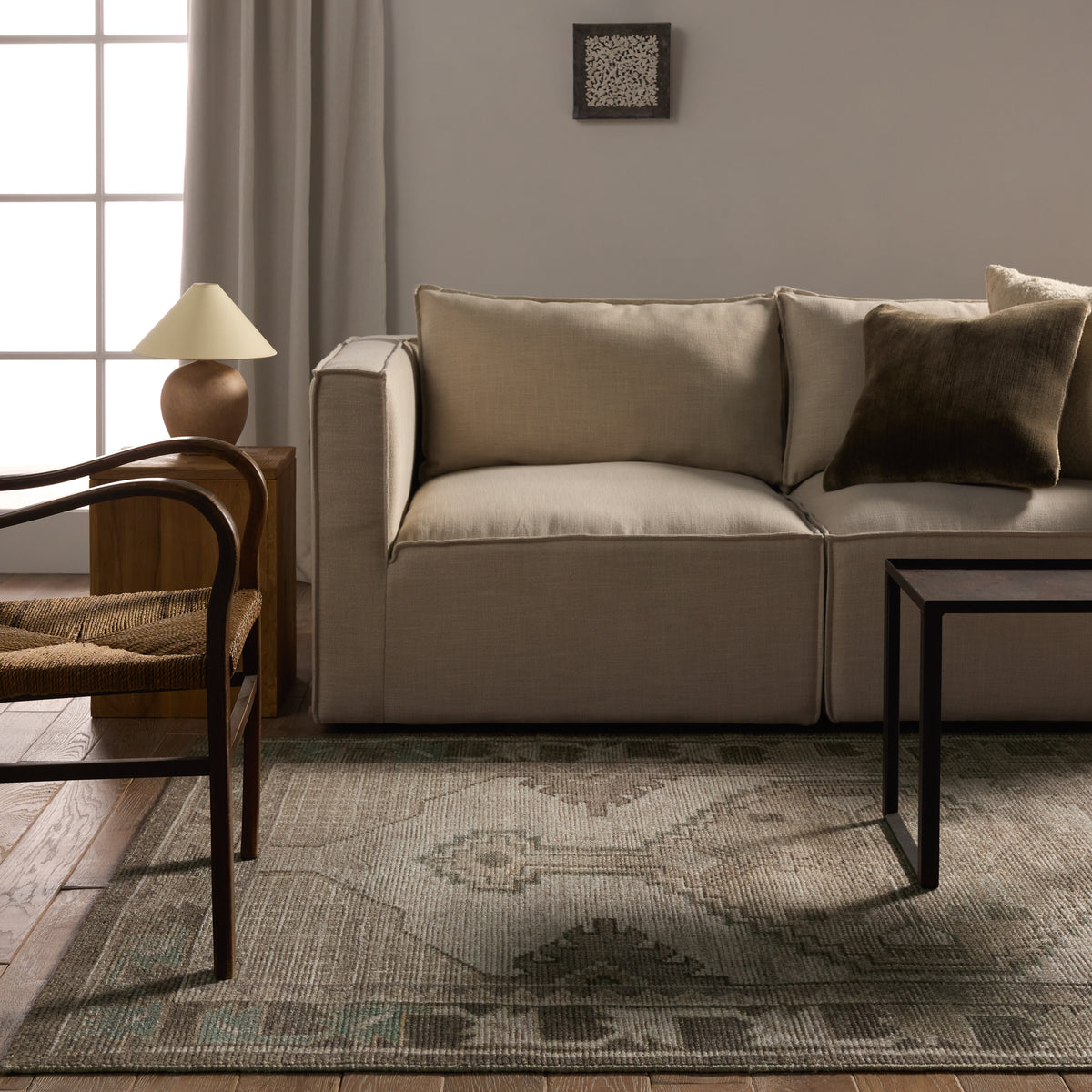 Theo Palar THO04 Tan/Taupe Indoor/Outdoor Rug - Chapin Furniture