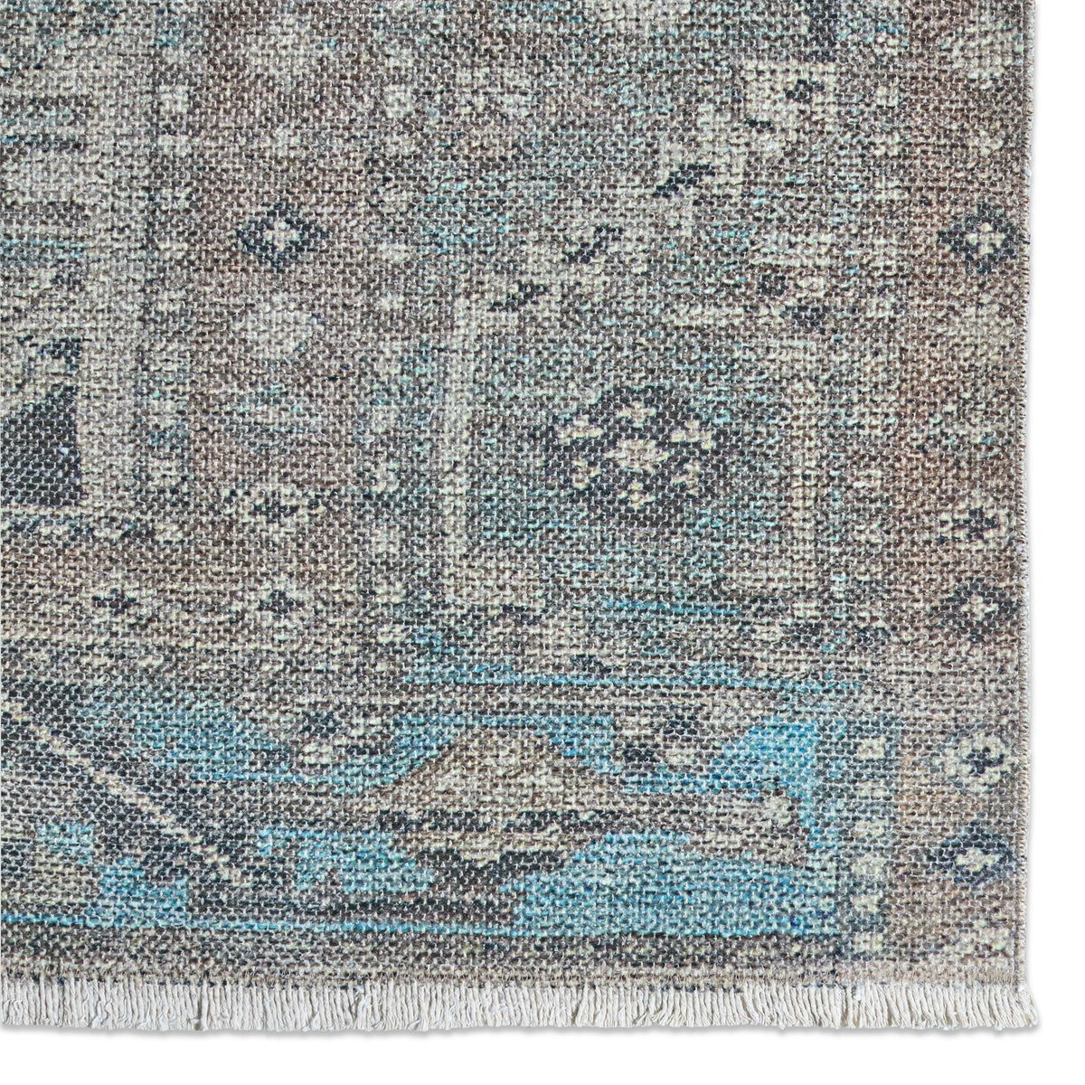 Todori Nithas TOD05 Brown/Blue Rug - Chapin Furniture