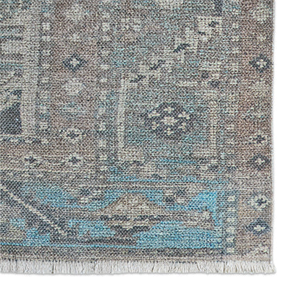 Todori Nithas TOD05 Brown/Blue Rug - Chapin Furniture