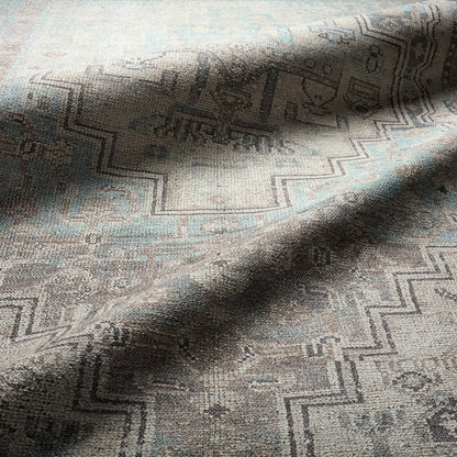 Todori Nithas TOD05 Brown/Blue Rug - Chapin Furniture