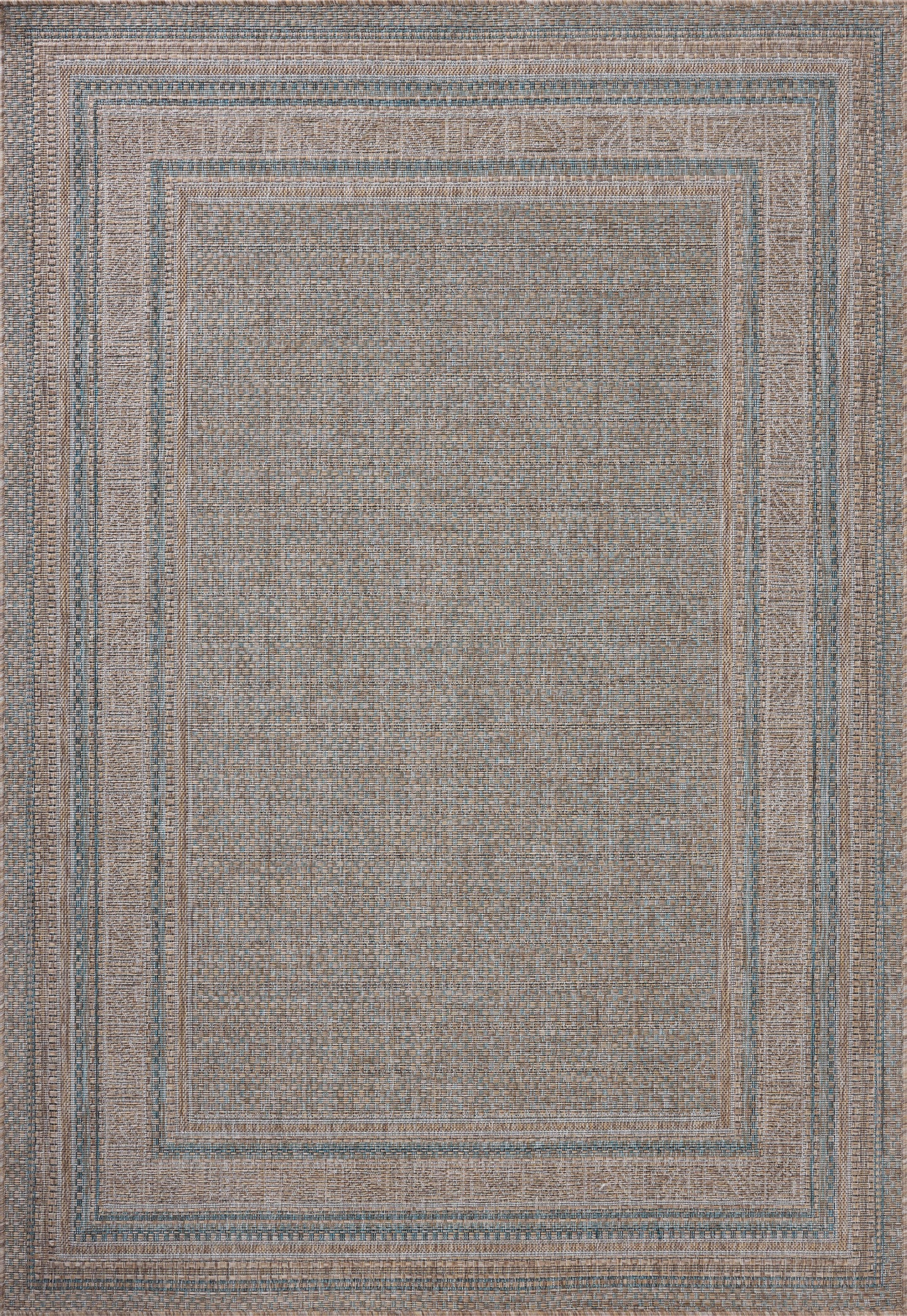 Amber Lewis Topanga 05 Natural / Teal - Chapin Furniture