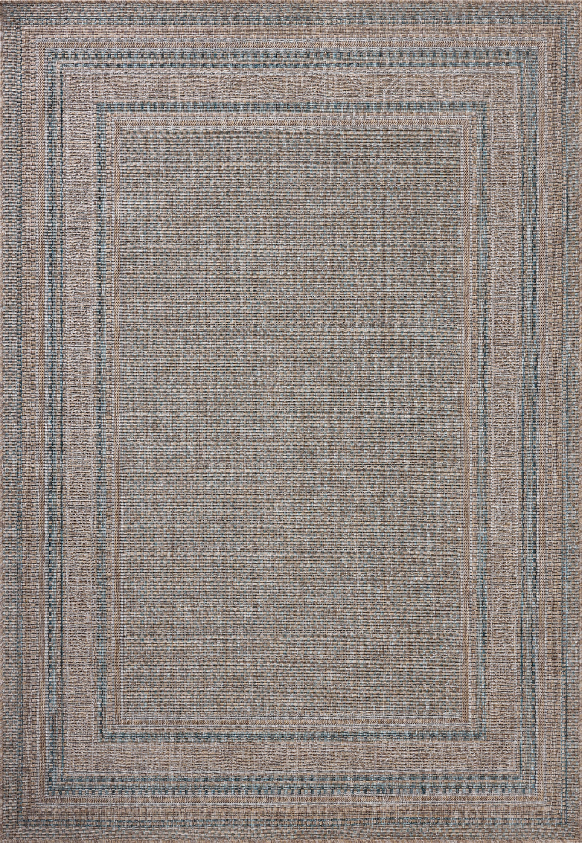 Amber Lewis Topanga 05 Natural / Teal - Chapin Furniture