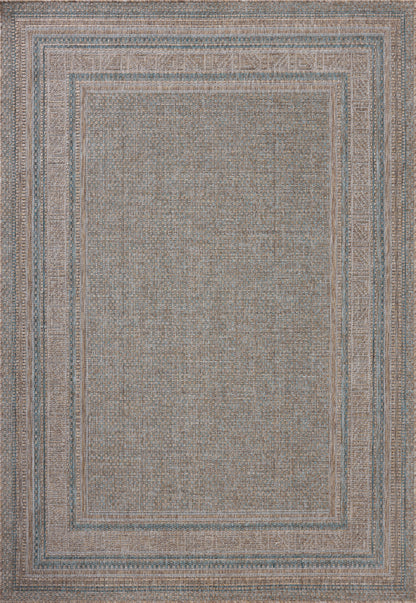 Amber Lewis Topanga 05 Natural / Teal - Chapin Furniture