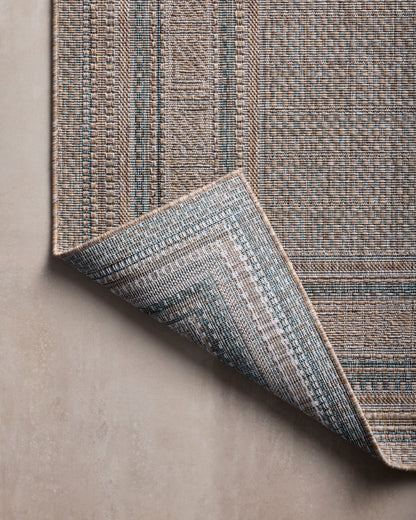 Amber Lewis Topanga 05 Natural / Teal - Chapin Furniture