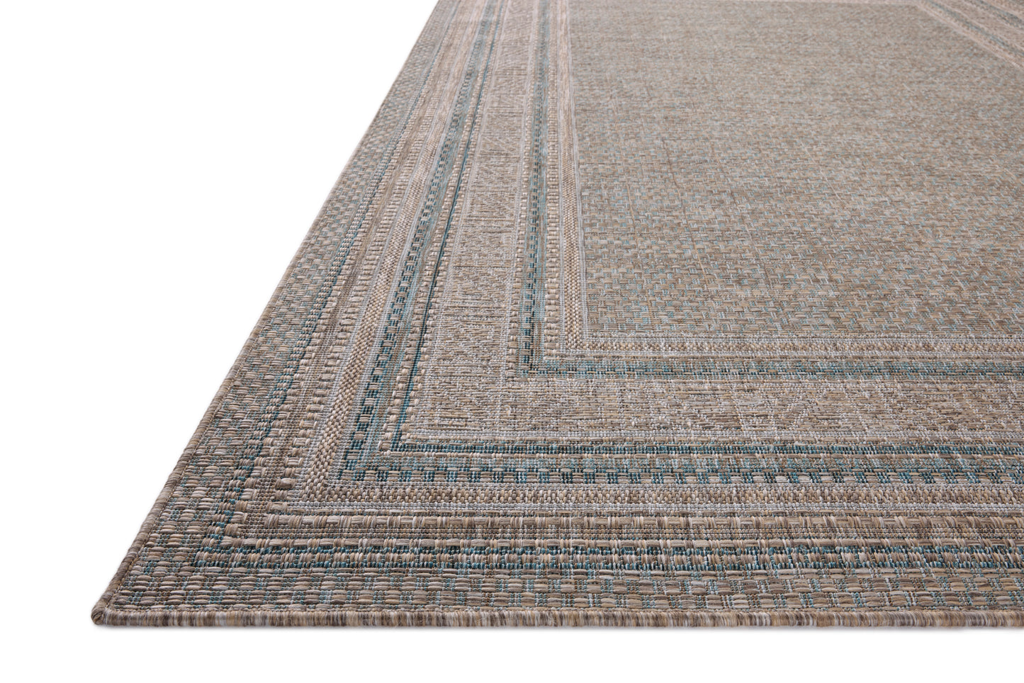 Amber Lewis Topanga 05 Natural / Teal - Chapin Furniture