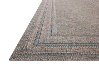 Amber Lewis Topanga 05 Natural / Teal - Chapin Furniture