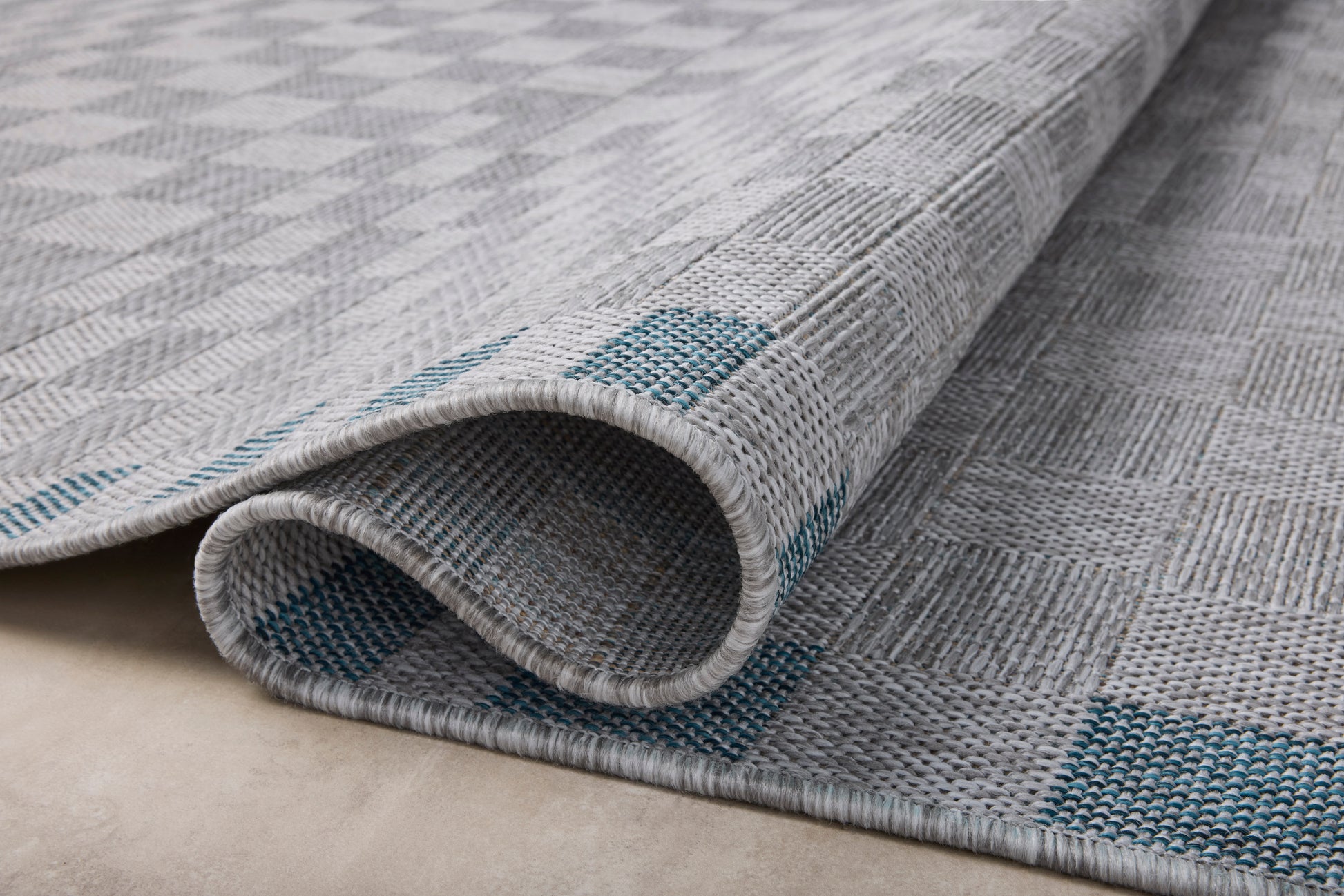 Amber Lewis Topanga 07 Silver / Blue - Chapin Furniture